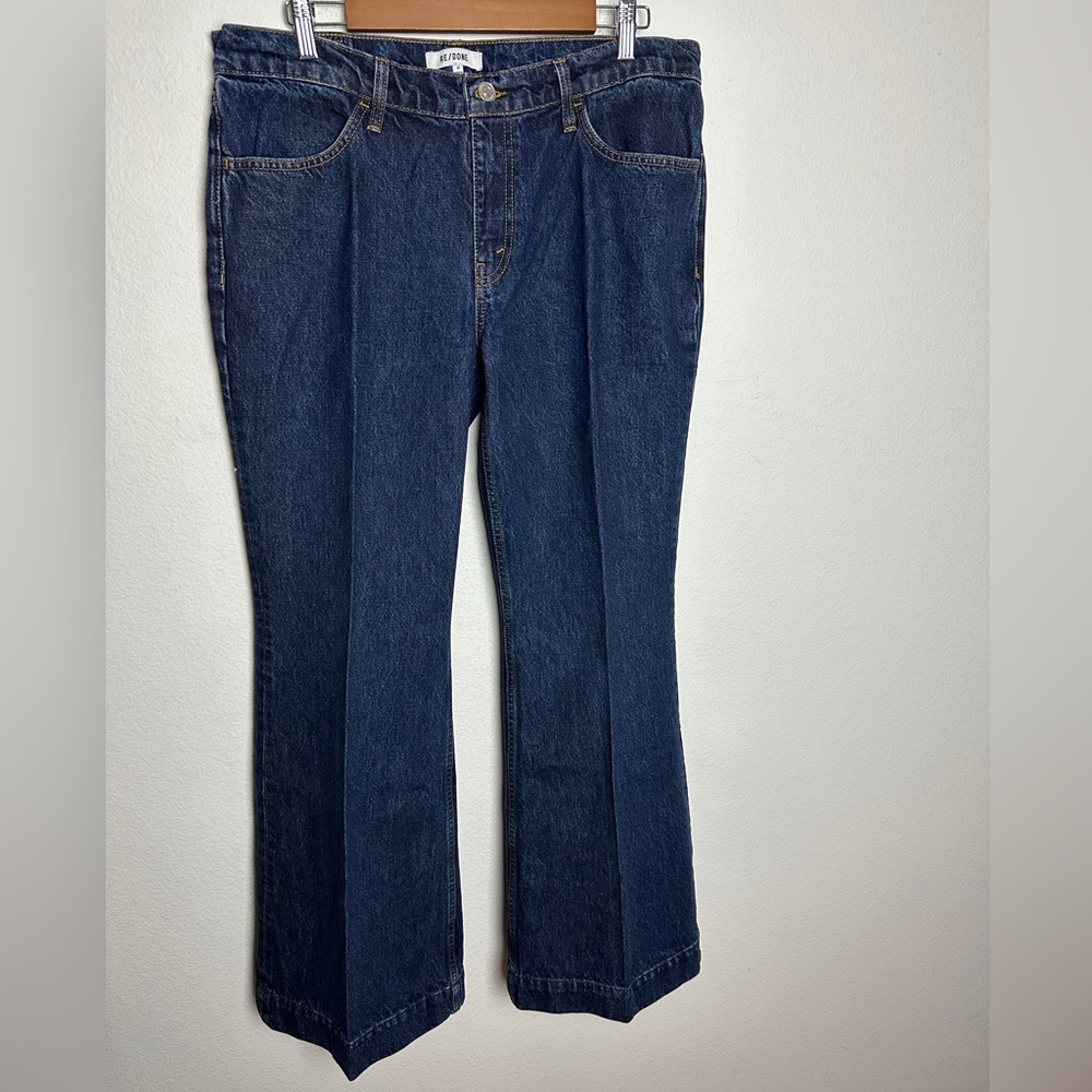 RE/DONE Women 70s Bell Heritage Rinse Jeans Waist 31 Inseam 32.5” New with tags.